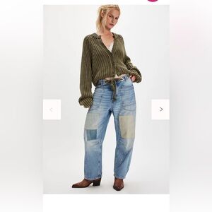 We The Free Moxie Pull On Barrel Jeans Free People